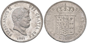 NAPOLI Ferdinando II (1830-1859) Piastra 1857 - Magliocca (edizione 2025) 5676 AG (g 27,53) Splendido esemplare dal metallo lucente

Status: FDC