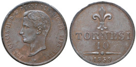 NAPOLI Francesco II (1859-1860) 10 Tornesi 1859 - Magliocca (edizione 2025) 809 CU Sigillata SPL-FDC Da Raffaele Negrini

Status: SPL-FDC