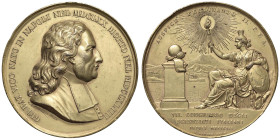 NAPOLI Ferdinando II (1830-1859) Medaglia 1845 Congresso degli Scienziati italiani in Napoli - Opus: Catenacci, Arnaud - D’Auria 208 MD (g 132) Ex Nom...