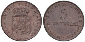PARMA Maria Luigia d'Austria (1815-1847) 5 Centesimi 1830 - Gig. 14 CU (g 9,84)

Status: qFDC