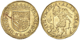 URBINO Francesco Maria II (1574-1624) Scudo d'oro - Cavicchi 167 AU (g 3,33) RRRR Una screpolatura nel campo del D/ ma di conservazione eccezionale
...