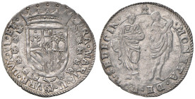 URBINO Francesco Maria II della Rovere (1574-1624) 30 Quattrini con lo stemma ornato dal collare del Toson d'oro - Cavicchi 199 AG (g 2,85) Bellissimo...