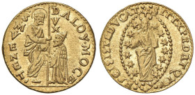VENEZIA Alvise I Mocenigo (1570-1577) Zecchino - Pa. 2 AU (g 3,48) Bellissimo esemplare, molto raro in questa conservazione

Status: FDC