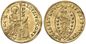 VENEZIA Alvise Contarini (1676-1684) Zecchino - Pa. 1 AU (g 3,47) Splendido esemplare dal metallo lucente

Status: qFDC