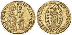 VENEZIA Alvise Contarini (1676-1684) Zecchino - Pa. 1 AU (g 3,49) Modestissimi difetti di conio ma splendido esemplare dal metallo lucente

Status: ...