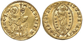 VENEZIA Marc'Antonio Giustinian (1684-1688) Zecchino - Pa. 1 AU (g 3,47) Bel metallo brillante. Ex Künker 362 The Salton Collection del 2022, lotto 12...