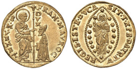 VENEZIA Francesco Morosini (1688-1694) Zecchino - Pa. 4 AU (g 3,50) Conservazione eccezionale con i fondi praticamente a specchio!

Status: FDC