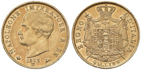 Napoleone (1805-1814) Milano - 40 Lire 1813 puntali aguzzi, 1 su 0 - Gig. 78a AU (g 12,89)

Status: SPL