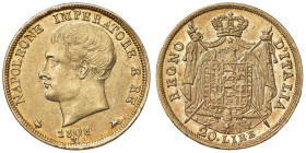 Napoleone (1804-1814) Milano - 20 Lire 1808 - Gig. 84 AU (g 6,45) Dalla nostra asta 67, lotto 849

Status: SPL-FDC