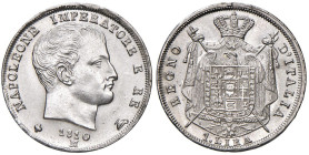 Napoleone (1804-1814) Milano - Lira 1810 puntali aguzzi - Gig. 154 AG (g 5,00) Conservazione eccezionale

Status: FDC