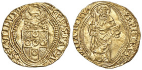 Pio II (1458-1464) Ducato papale - Munt. 5 AU (g 3,52) R

Status: SPL