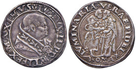 Giulio II (1503-1513) Giulio - Munt. 24 AG (g 3,97) RRR Conio attribuito a Pier Maria Serbaldi da Pescia detto "il Tagliacarne". Pier Maria Serbaldi d...