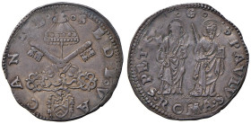 Sede Vacante (1521-1522) Giulio - Munt. 4 AG (g. 3,75) RRR Bella patina riposata

Status: qSPL