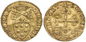 Clemente VII (1523-1534) Bologna - Scudo d'oro - Munt. 104 AU (g 3,35) R Minima ondulazione di tondello

Status: SPL