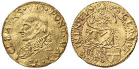 Clemente VII (1523-1534) Modena - Ducato - Munt. 111 AU (g 3,43) RRR Modesta ondulazione del tondello comunque un bellissimo esemplare

Status: SPL+