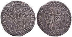 Giulio III (1550-1555) Ancona - Giulio - Munt. 51 AG (g 3,18) RRR

Status: BB