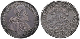 Gregorio XV (1621-1623) Ferrara - Piastra 1622 -Munt. 39 AG (g 31,69) RRR

Status: qBB