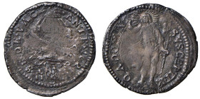 Sede Vacante (1623) Mezzo grosso 1623 - Munt. 10 AG (g 0,80) RRRR Debolezze di conio. Graffietti

Status: qBB