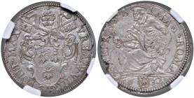 Urbano VIII (1623-1644) Testone 1632 - Munt. 50/54 AG In slab NGC AU 58 cod. 2824086-004

Status: AU 58