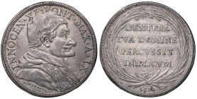 Innocenzo XI (1676-1689) Piastra 1684 A. IX - Munt. 31 AG (g 31,87)

Status: SPL-FDC