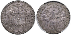 Sede Vacante (1700) Piastra 1700 - Munt. 2 AG R In slab NGC In slab PCGS AU 58 cod. 959612.58/51220272

Status: AU 58