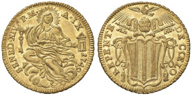 Benedetto XIV (1740-1758) Zecchino 1749 - Munt. 17 AU (g 3,40) Conservazione eccezionale

Status: FDC