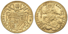 Clemente XIII (1758-1769) Mezzo zecchino 1758 A. I - Munt. 8 AU (g 1,66) RRR Conservazione eccezionale

Status: qFDC