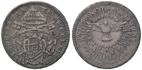 Sede Vacante (1769) Quinto di scudo o Doppio giulio 1769 - Munt. 2 AG (g 5,21) R Patina riposata

Status: BB