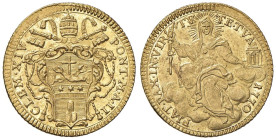 Clemente XIV (1769-1774) Zecchino 1770 A. II - Munt. 1a AU (g 3,43) Conservazione eccezionale

Status: FDC