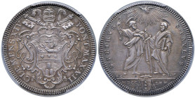 Clemente XIV (1769-1774) Testone 1770 A. II - Munt. 4 AG R In slab PCGS MS 62 cod. 45281670

Status: MS 62