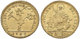 Pio VI (1775-1799) Doppia 1785 - Nomisma 11 AU (g 5,45) Splendido esemplare

Status: SPL-FDC
