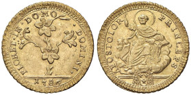 Pio VI (1775-1799) Doppia 1786 - Nomisma 12 AU (g 5,50) Splendido esemplare

Status: qFDC