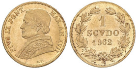 Pio IX (1846-1878) Scudo 1862 A. XVII - Nomisma 638 AU (g 1,74) Minimi hairlines

Status: qFDC/FDC