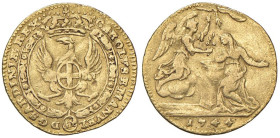Carlo Emanuele III (1730-1755) Mezzo Zecchino 1744 - Nomisma 6 AU (g 1,69) RRR

Status: BB