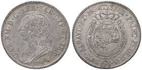 Carlo Emanuele III (1730-1773) Mezzo scudo 1764 - Nomisma 168 AG (g 17,52) Buona conservazione per il tipo, bei fondi

Status: SPL