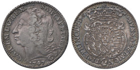 Carlo Emanuele III (1755-1773) Lira 1747 - Nomisma 25 AG (g 5,55) R Patina da vecchia raccolta

Status: BB+
