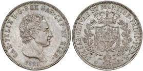 Carlo Felice (1821-1831) 5 Lire 1826 T - Nomisma 565 AG

Status: SPL-FDC