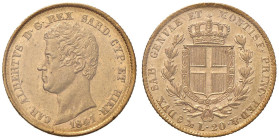 Carlo Alberto (1831-1849) 20 Lire 1841 G - Nomisma 654 AU Con cartellino accompagnatorio ex asta Montenegro FDC65.

Status: SPL+/qFDC