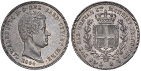 Carlo Alberto (1831-1849) 2 Lire 1844 G - Nomisma 713 AG RR Bellissimo esemplare

Status: qFDC