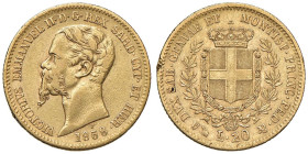 Vittorio Emanuele II (1849-1861) 20 Lire 1858 G - Nomisma 756 AU Colpi al bordo

Status: BB-SPL
