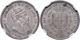 Vittorio Emanuele II (1849-1861) 50 Centesimi 1860 M - Nomisma 818 AG IN slab NGC MS 62 cod. 5819619-011

Status: MS 62