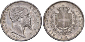 Vittorio Emanuele II re eletto (1859-1861) 2 Lire 1860 B - Nomisma 826 AG RR

Status: qFDC