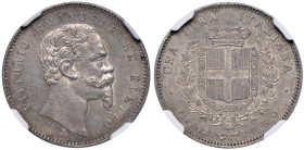 Vittorio Emanuele II re eletto (1859-1861) Lira 1860 F - Nomisma 833 AG In slab NGC MS 62 cod. 5846733-011

Status: MS 62