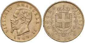 Vittorio Emanuele II (1861-1878) 20 Lire 1869 T - Nomisma 856 AU

Status: SPL