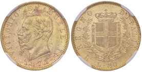 Vittorio Emanuele II (1861-1878) 20 Lire 1871 R - Nomisma 859 AU R In slab NGC MS 64 cod. 6637241-014

Status: MS 64