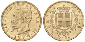 Vittorio Emanuele II (1861-1878) 20 Lire 1876 R - Nomisma 866 AU

Status: SPL+/qFDC