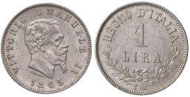 Vittorio Emanuele II (1861-1878) Lira 1863 T valore - Nomisma 918 AG RRR Notevole conservazione per questo millesimo!

Status: qFDC