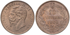 Vittorio Emanuele II (1861-1878) 10 Centesimi 1866 H - Nomisma 944 CU Esemplare di altissima conservazione. Rame rosso.

Status: FDC