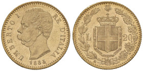 Umberto I (1878-1900) 20 Lire 1883 - Nomisma 982 AU

Status: SPL-FDC