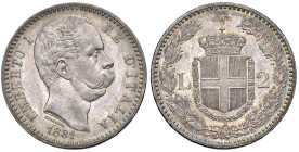 Umberto I (1878-1900) 2 Lire 1881 - Nomisma 994 AG

Status: qFDC/FDC